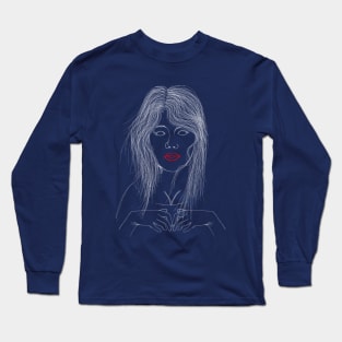 mysterious woman Long Sleeve T-Shirt